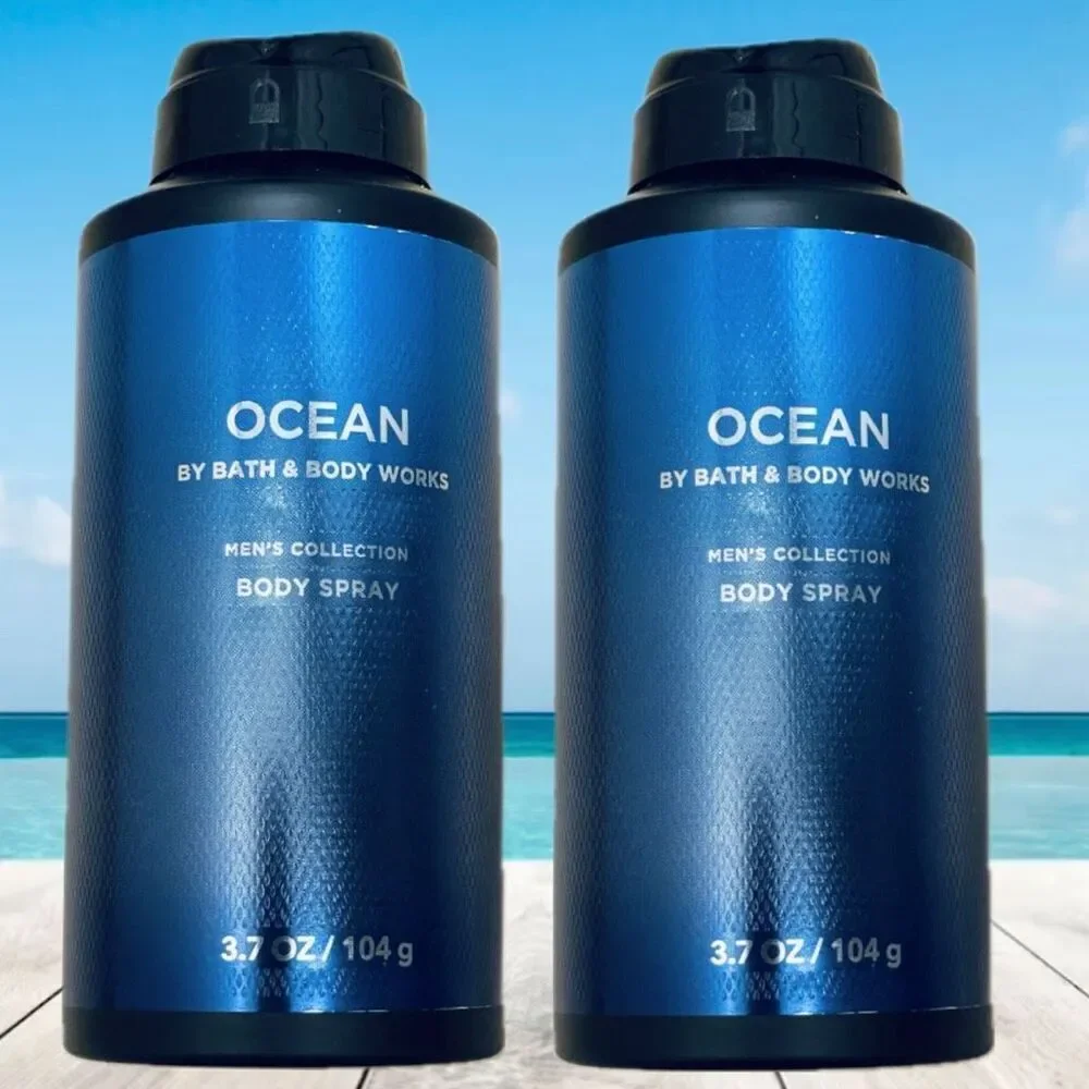 Bath & Body Works Lot of 2 OCEAN Men’s Collection Body Spray Cypress Vetiver Air